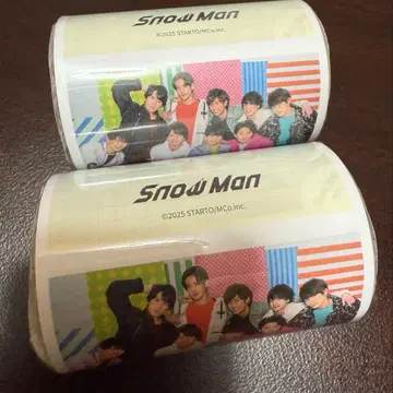 Snow Man 파미쿠라 오리지널 굿즈 2025 롤 점착 메모지