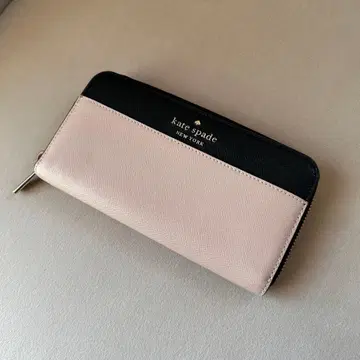 kate spade 케이트 스페이드 장지갑 베이지 블랙