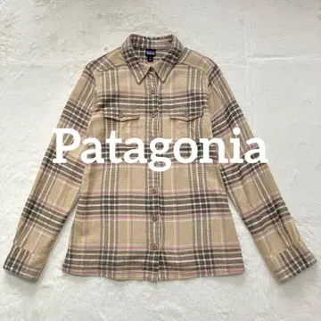 파타고니아 체크 플란넬 셔츠 오가닉 코튼 M