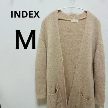 INDEX 베이지 롱 가디건 M