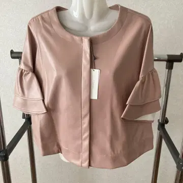 핑크 프릴 소매 자켓 9호