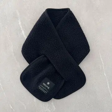 선착순 스노우피스 머플러 블랙/블랙