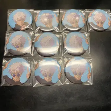 애니메이션 주술회전전 회옥 옥절 시부야 사변 고죠 사토루 캔뱃지