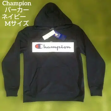 챔피온 후드 부착 후드티 네이비 M 사이즈 [ 새상품 ]