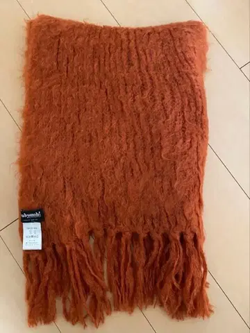 babymoh! 오렌지 프린지 머플러 스터링 루어