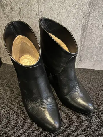 다이애나 부티 숏부츠 천연 가죽 부츠