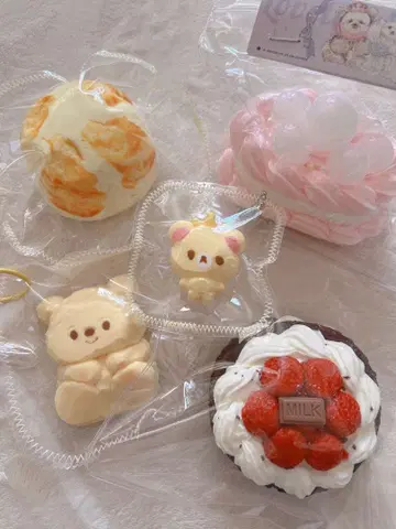 스퀴즈 5개 세트 먼지 부착 있음