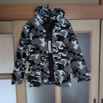 DENIMUS 모카 카모플라쥬 플리스 자켓 L 사이즈