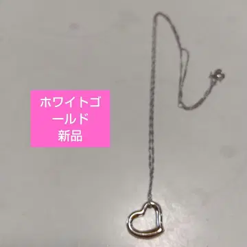 화이트 골드 목걸이