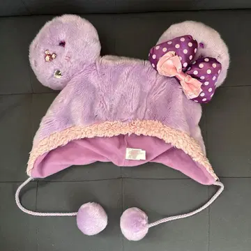 미키 모양 퍼플 모자