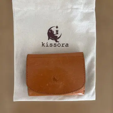 kissora 3단 폴더형 지갑 브라운