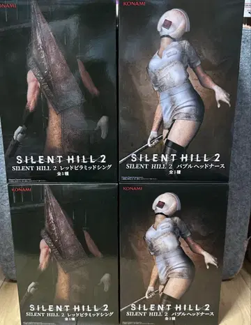 사일런트 힐 2 레드 피라미드 싱 버블 헤드 간호사 피규어 4개