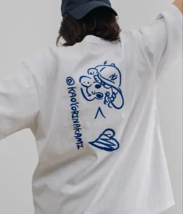 카오요리나카미 cookie tee / 쿠키 셔츠 화이트
