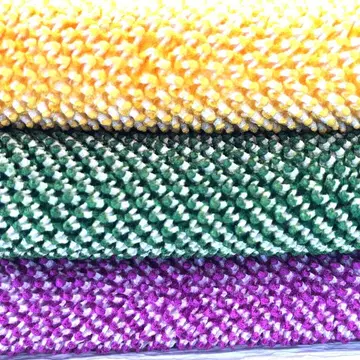 오비 장식 천 4가지 묶음  3세트 옐로우 컬러 그린 보라색