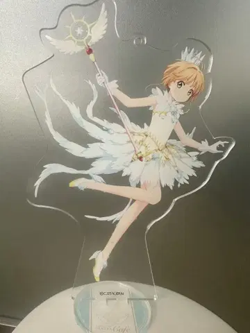 카드캡터 사쿠라 아크릴 스탠드 콜라보 카페 클리어 카드편