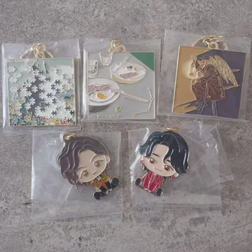 제일복권 미세스 그린애플 F상 메탈 참 5종 세트