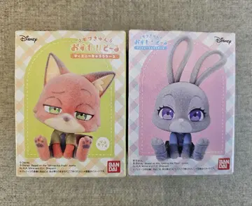 [ 미개봉 ] 모후큥 오스와리돌 주토피아 닉 주디 2체 세트