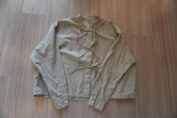 fig london 체크 블라우스