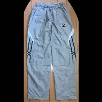 [새상품] Mizuno 윈드브레이커 팬츠 그레이
