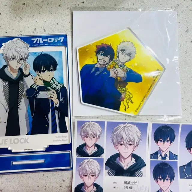 블루록 나기이사 나기 아사기 아크릴 스탠드 교보특전코스터