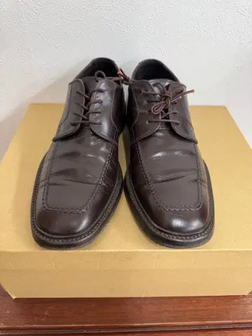 To boot new York 브라운 가죽 드레스 슈즈 US8