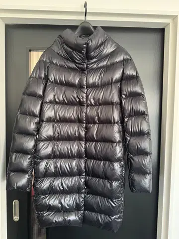 Herno 블랙 롱 다운 자켓