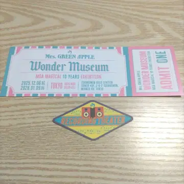 미세스 전시회 Wonder Museum 입장 특전 티켓 스티커