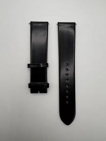 융한스 블랙 가죽 벨트