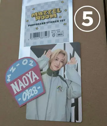 5 [ NAOYA ] 포토 카드 스티커 세트
