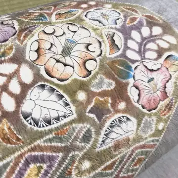 순수 실크  나고야 오비 [츠지 가하나]