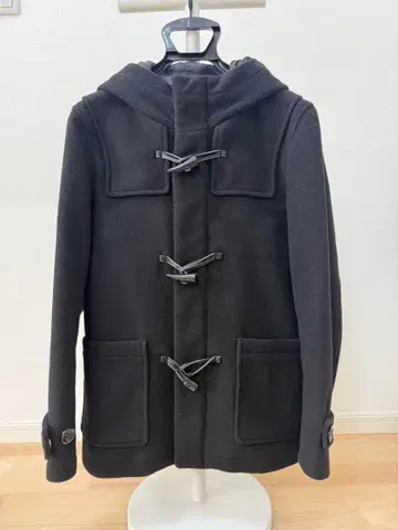 ROSSO 블랙 더플 코트