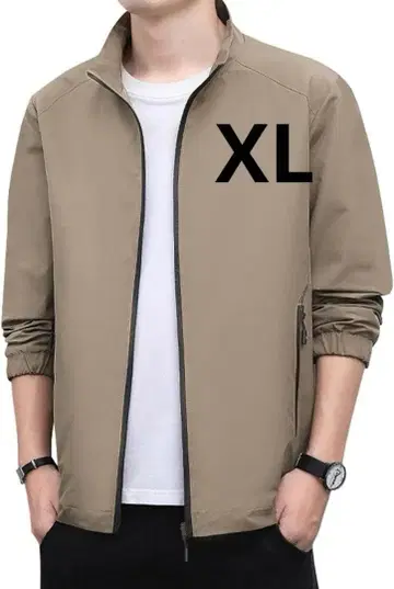 자켓 남성용 ma-1 가을 무지 캐주얼 비즈니스 카키 XL