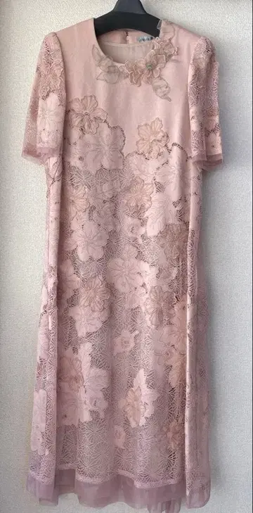 아틀리에 라이트 살몬 핑크 원피스