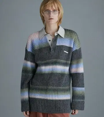 PRANK PROJECT 카스리 보더 라거 니트