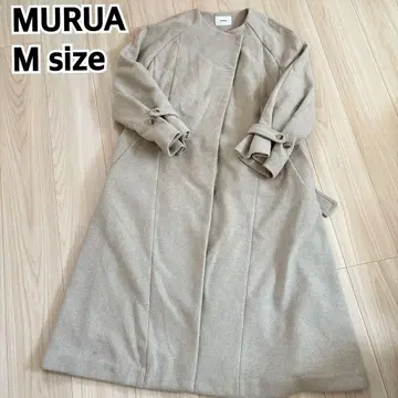 MURUA 베이지 롱 코트
