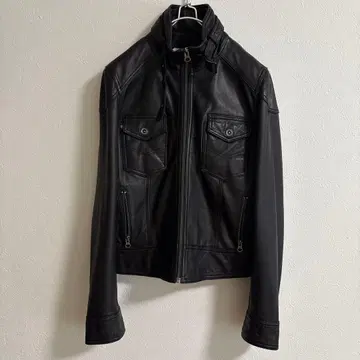 램 가죽 라이더 자켓