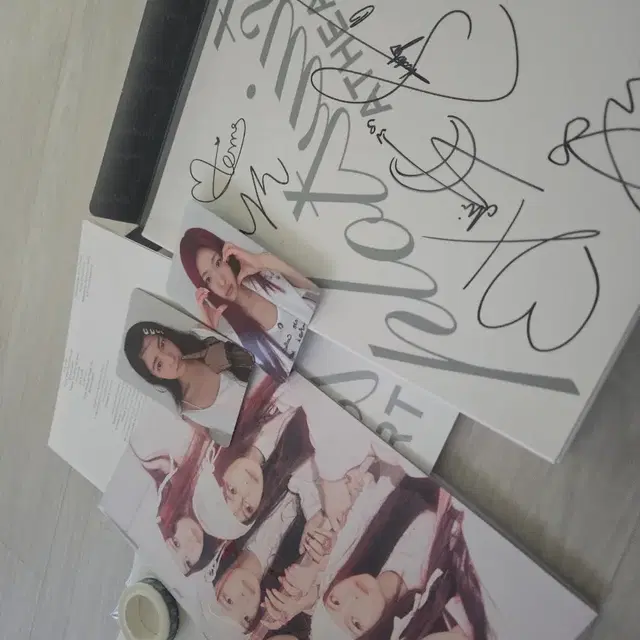 앳하트 Atheart 신예 걸그룹 싸인 개별 멘트 포카 비매 앨범