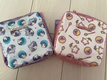 새상품 마법의 천사 크리미마미 시마무라 스퀘어 파우치 2개 세트