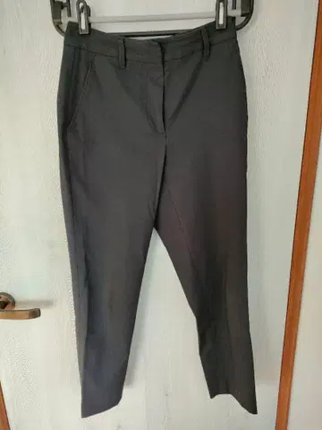 PLST 플라스테 테이퍼드 팬츠 블랙 XXS 슬림 레그 오피스