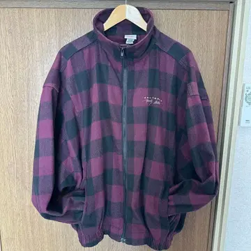 캘리포니아 퍼시픽 웨어 체크 울 자켓