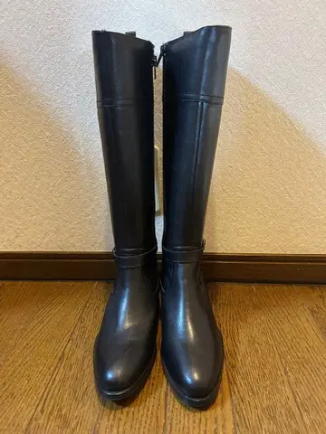 [ 새상품급 시착만 한 상품 ] 쿠미쿄쿠 블랙 롱 부츠 M 사이즈