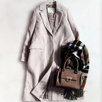 새상품급 최근 모델 저널 스탠다드 레사주 울 롱 체스터 코트