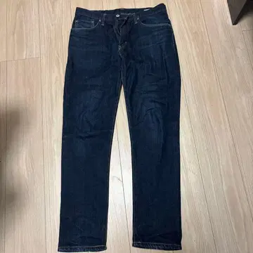 EDWIN 다크 블루 데님 슬림 핏