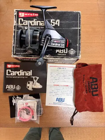 ABU Cardinal 54 스피닝 릴 중고 박스 포함