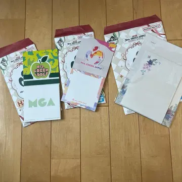 MrsGreenApple 제일복권 H상 메모장 2개 레터 세트