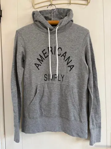AMERICANA 그레이 후드티 새상품급