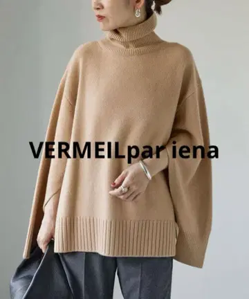 VERMEILpar iena 울 캐시미어 니트 터틀 풀오버 29700