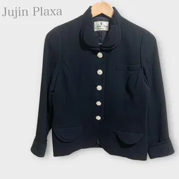 쥬진 플라자 스텐칼라 자켓 포멀 블랙 깔끔한 페미닌