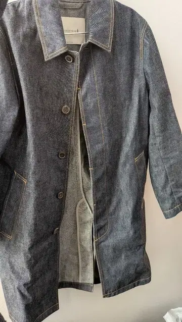 매킨토시 코튼 데님 스텐칼라 코트 D-MC001 34