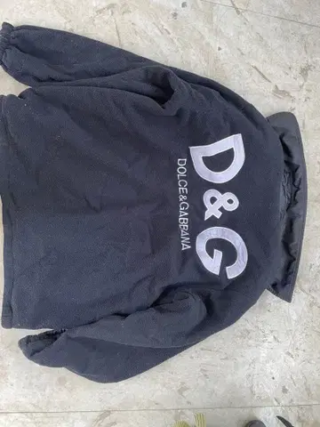 D&G 블랙 집업 자켓